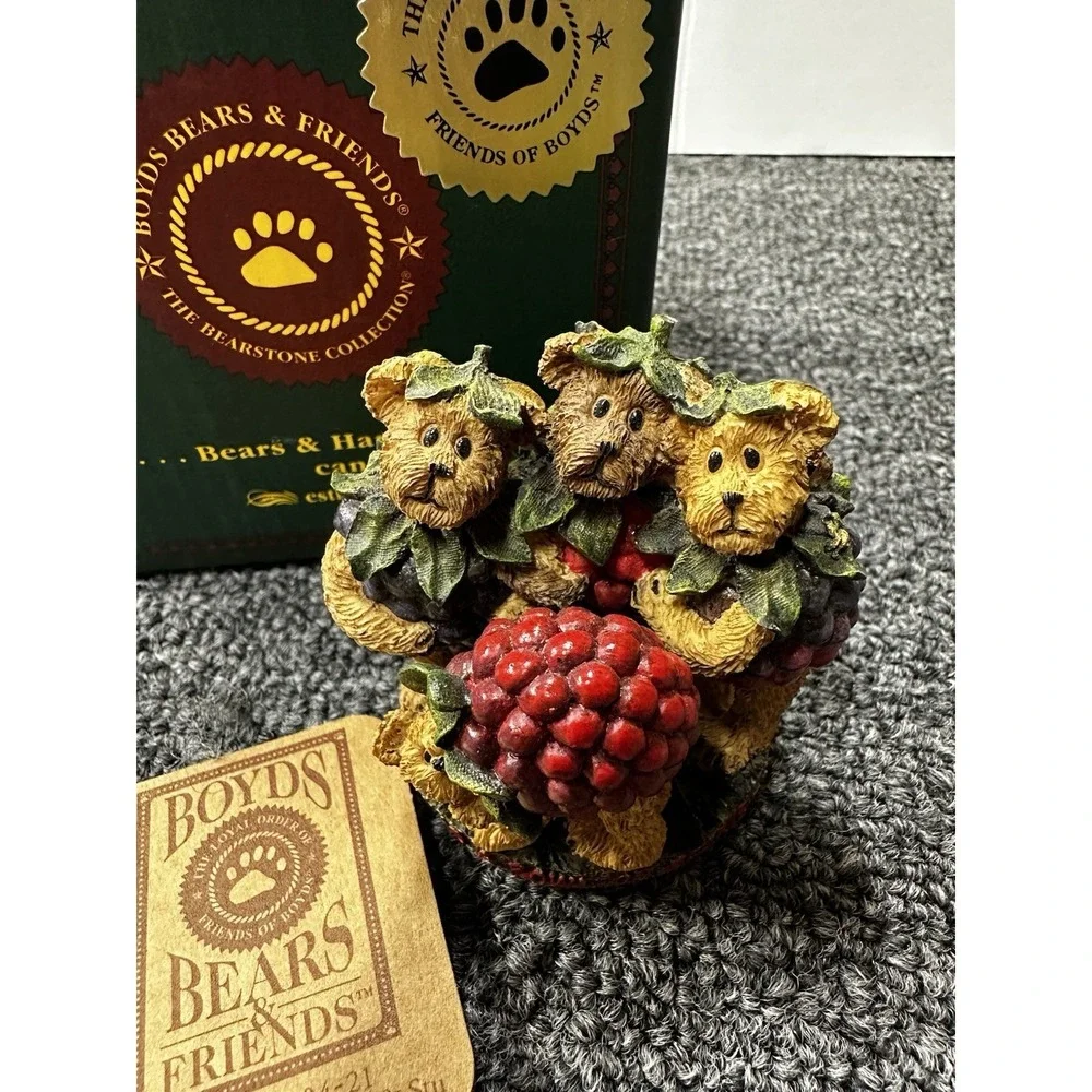 Boyds Bears & Friends: Ada Mae... Cherries Jubilee - 22723 POG Bowl of Cherries